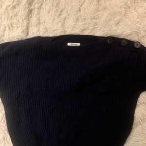 Navy Blue Madewell Sweater, Size M.